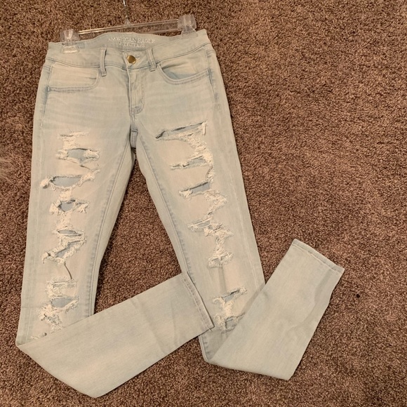 Pants - American Eagle Ripped Denim Jeans